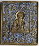 литая икона мученик  Антипа
