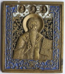 литая икона Антипа
